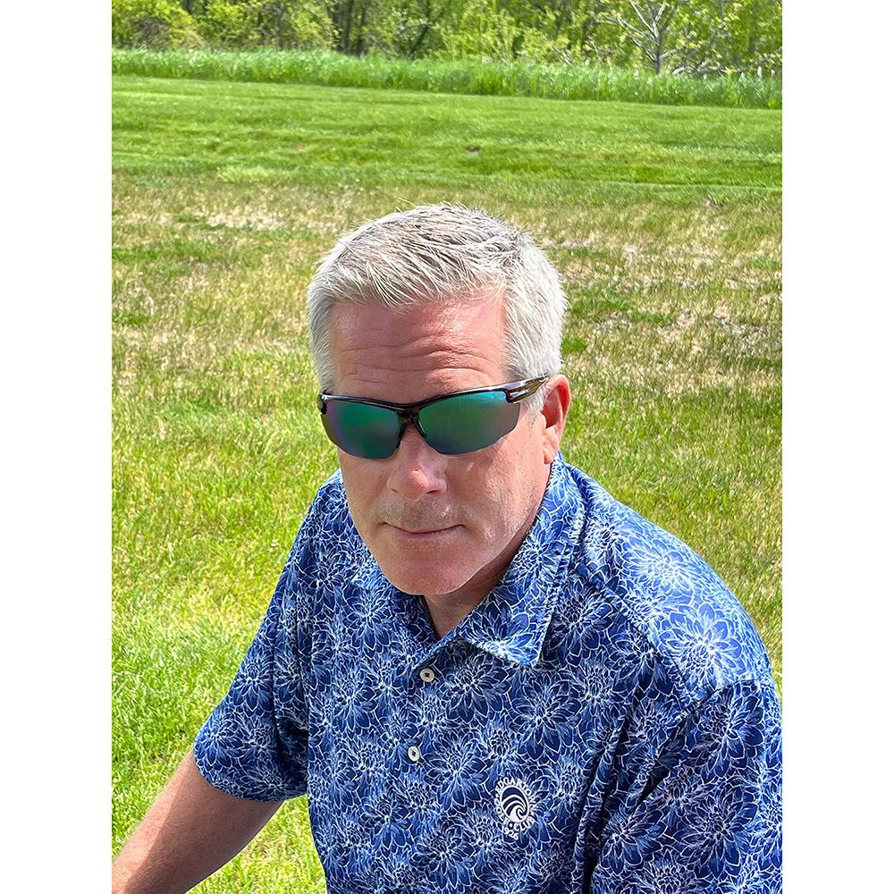 Callaway Sungear Kite Polarized Golf Sunglasses Tortoise and Gray/Green Open Box - Image 3