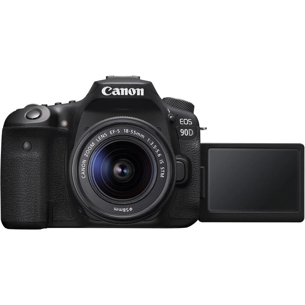 Canon EOS 90D Video Creator Kit DSLR Camera 18-55mm Lens + Microphone Accessory Bundle - Image 3