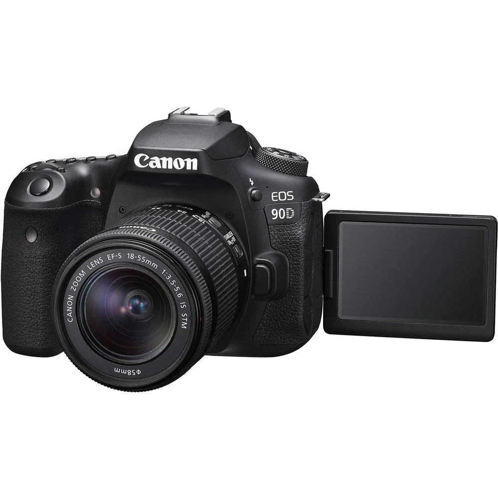 Canon EOS 90D Video Creator Kit DSLR Camera 18-55mm Lens + Microphone Accessory Bundle - Image 4
