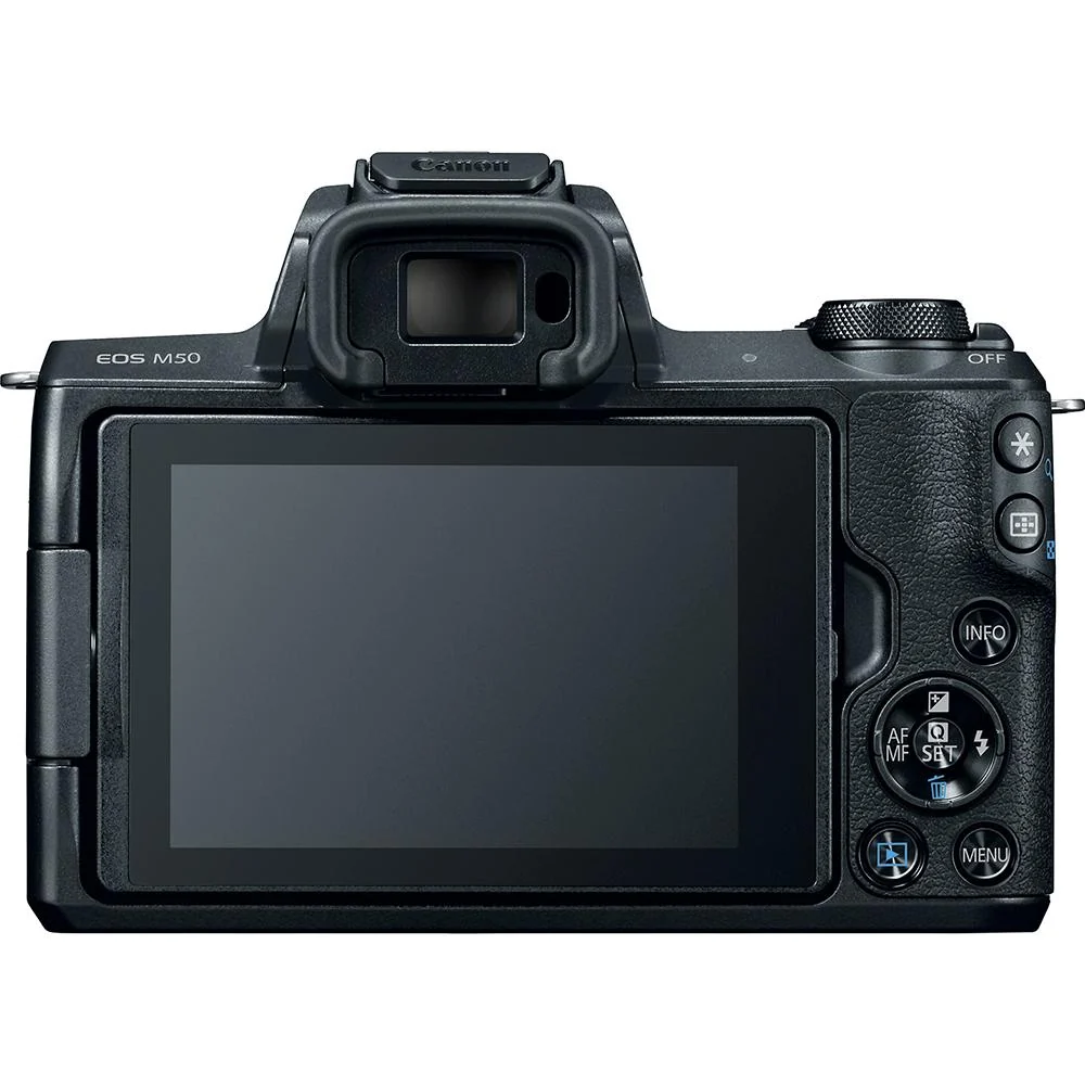 Canon EOS M50 Mirrorless Digital Camera (Body Only, Black) - Open Box - Image 2