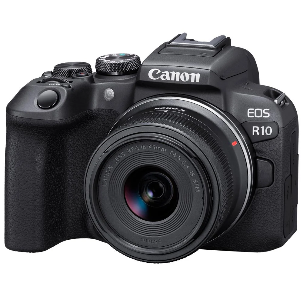 Canon EOS R10 Mirrorless Camera w/ RF-S 18-45MM Lens + 2x 64GB Card + Card Reader - Image 3