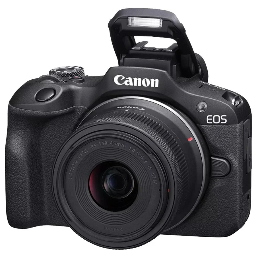 Canon EOS R100 Mirrorless Camera w/ RF-S 18-45mm Lens Kit Pro Bundle Refurbished - Image 5