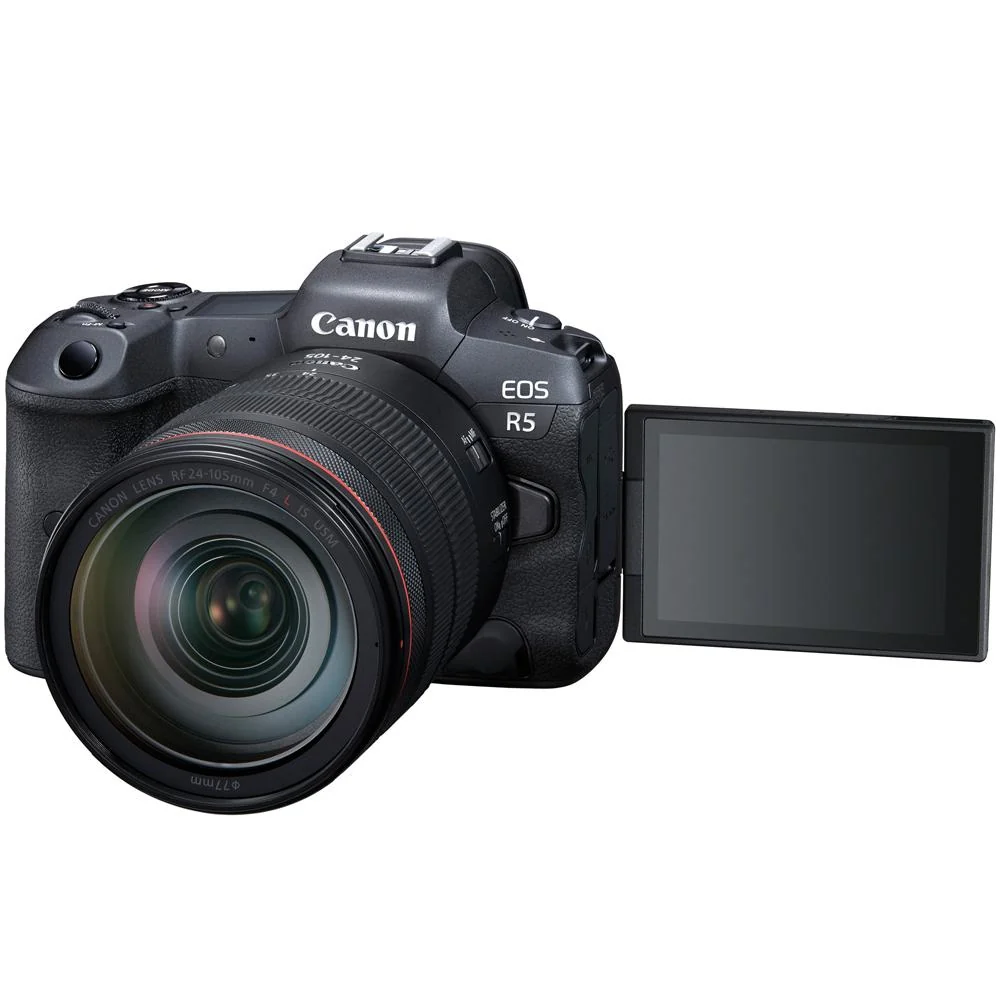 Canon EOS R5 Camera w/ 24-105mm Lens + 128GB CFexpress Card + 128GB Card + Card Reader - Image 9