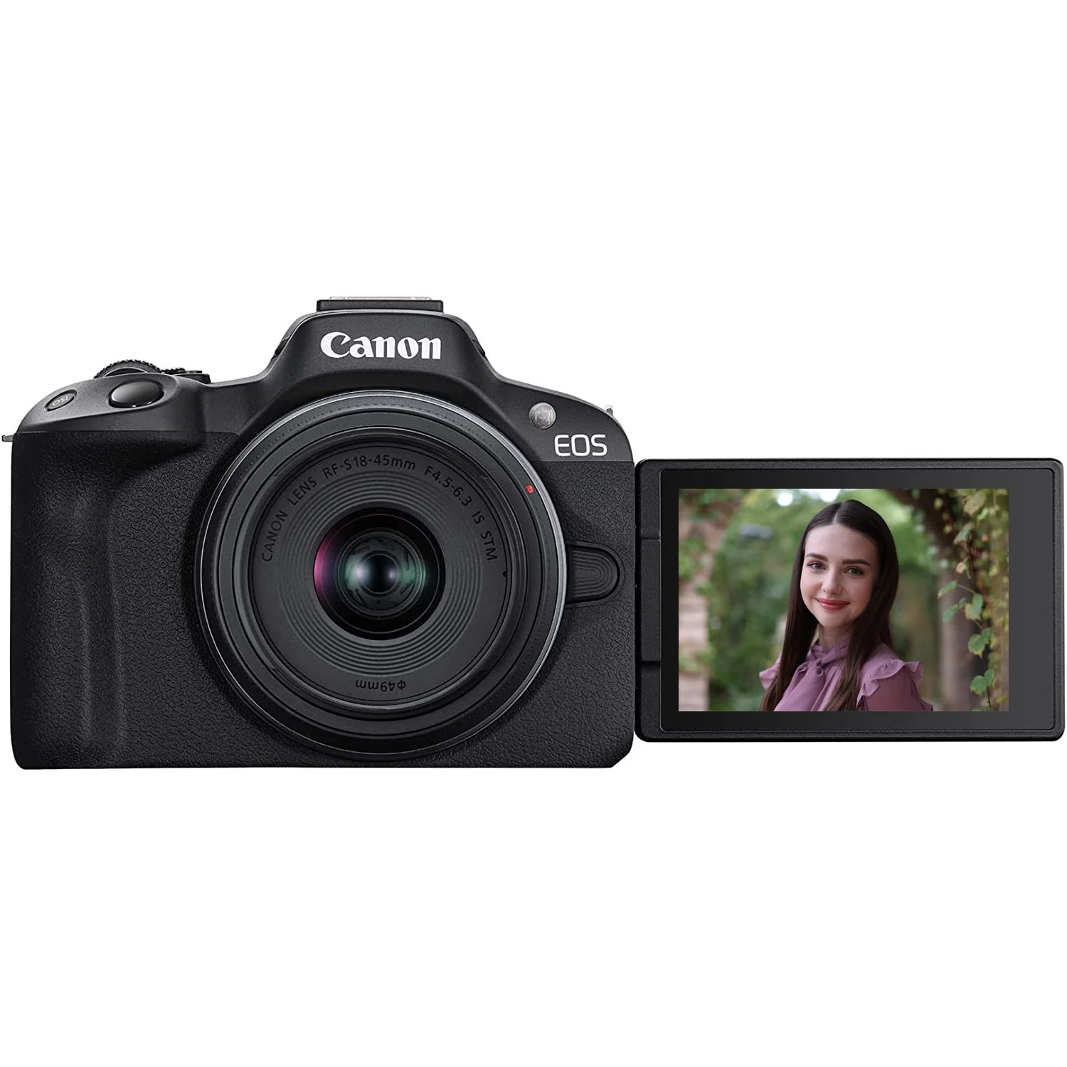 Canon EOS R50 Mirrorless Camera Content Creator Kit 5811C059 + Pro Accessories Bundle - Image 3