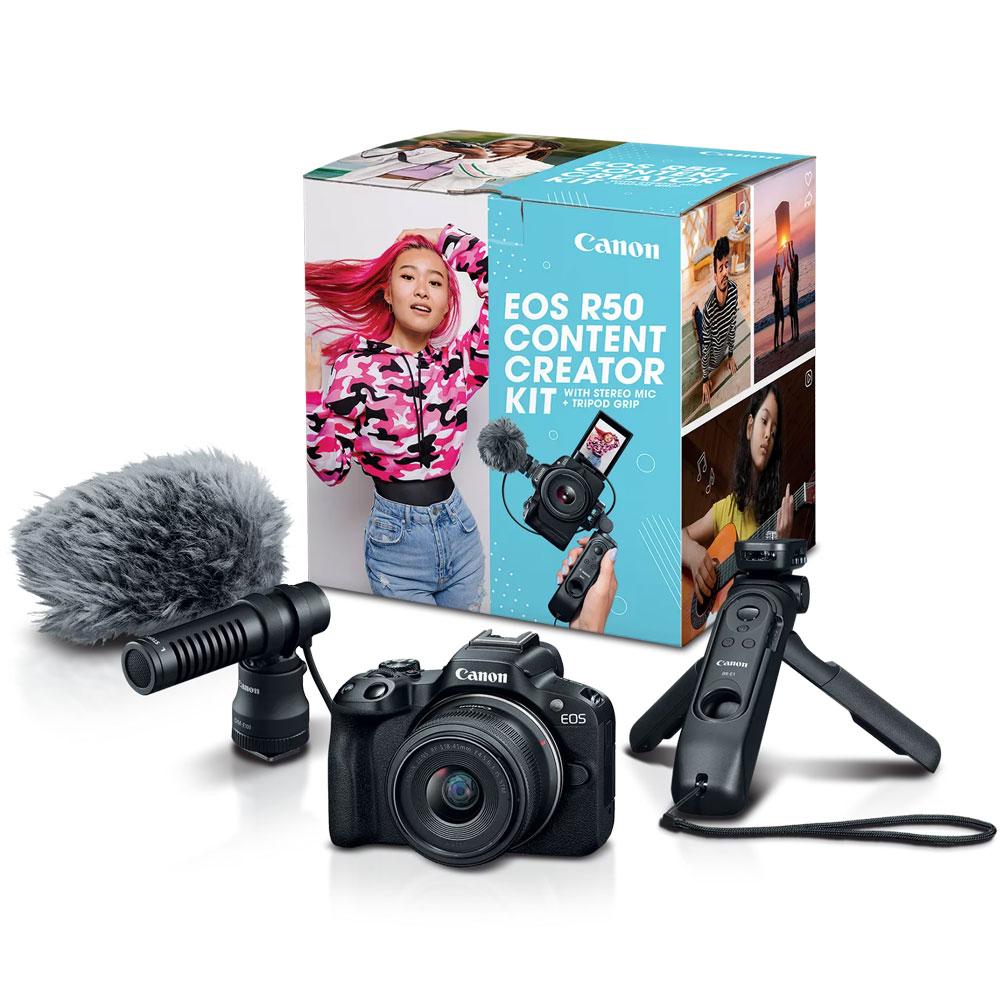 Canon EOS R50 Mirrorless Camera Content Creator Kit 5811C059 Renewed + Pro Bundle - Image 10