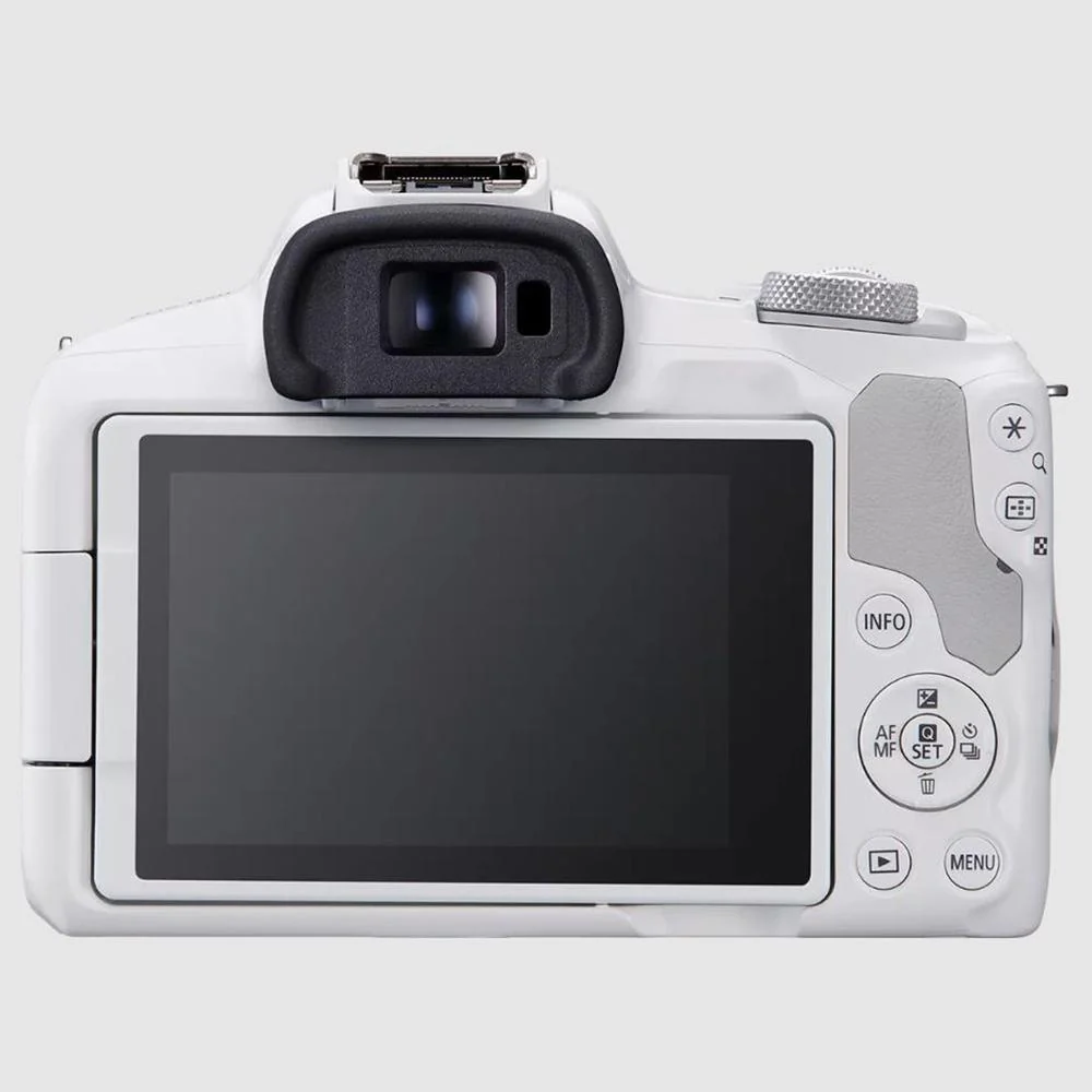 Canon EOS R50 Mirrorless Camera White + 18-45mm IS STM Lens Kit Premier Bundle - Image 3