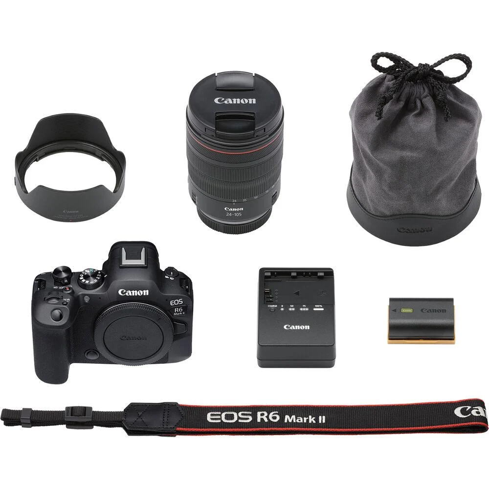 Canon EOS R6 Mark II Mirrorless Camera w/ RF 24-105mm USM Lens Kit (Renewed) + Bundle - Image 7