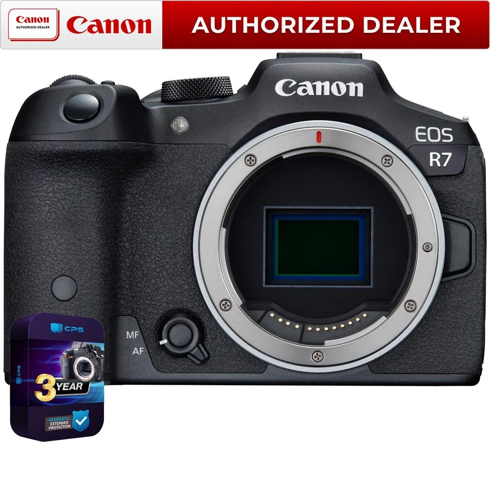 Canon EOS R7 APS-C Camera with 4K Video 32.5 MP CMOS Body + 3 Year Warranty