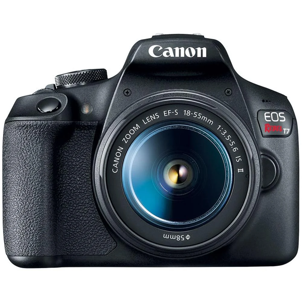 Canon EOS Rebel T7 DSLR Camera with EF18-55mm + EF 75-300mm Double Zoom Kit - Image 2