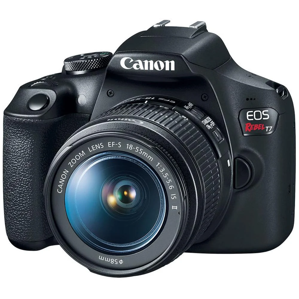 Canon EOS Rebel T7 DSLR Camera with EF18-55mm + EF 75-300mm Double Zoom Kit - Image 3