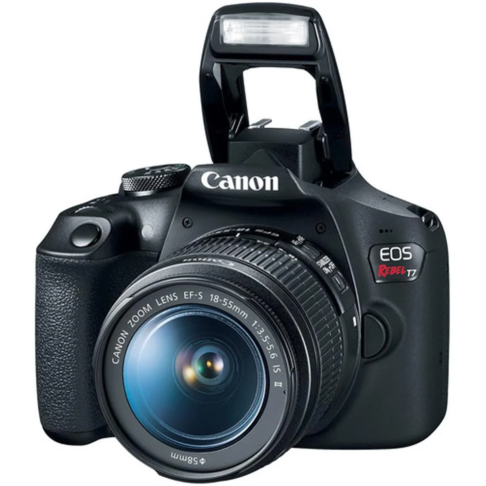 Canon EOS Rebel T7 DSLR with EF18-55mm + EF 75-300mm Zoom Kit + 3 Year Warranty - Image 6