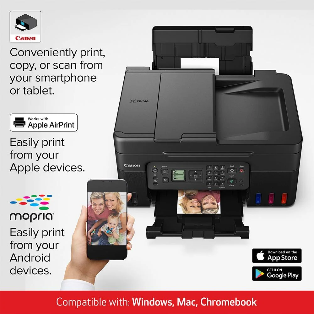 Canon Megatank G4270 All-in-One Wireless Printer, Copy, Scanner & Fax Bundle - Image 6