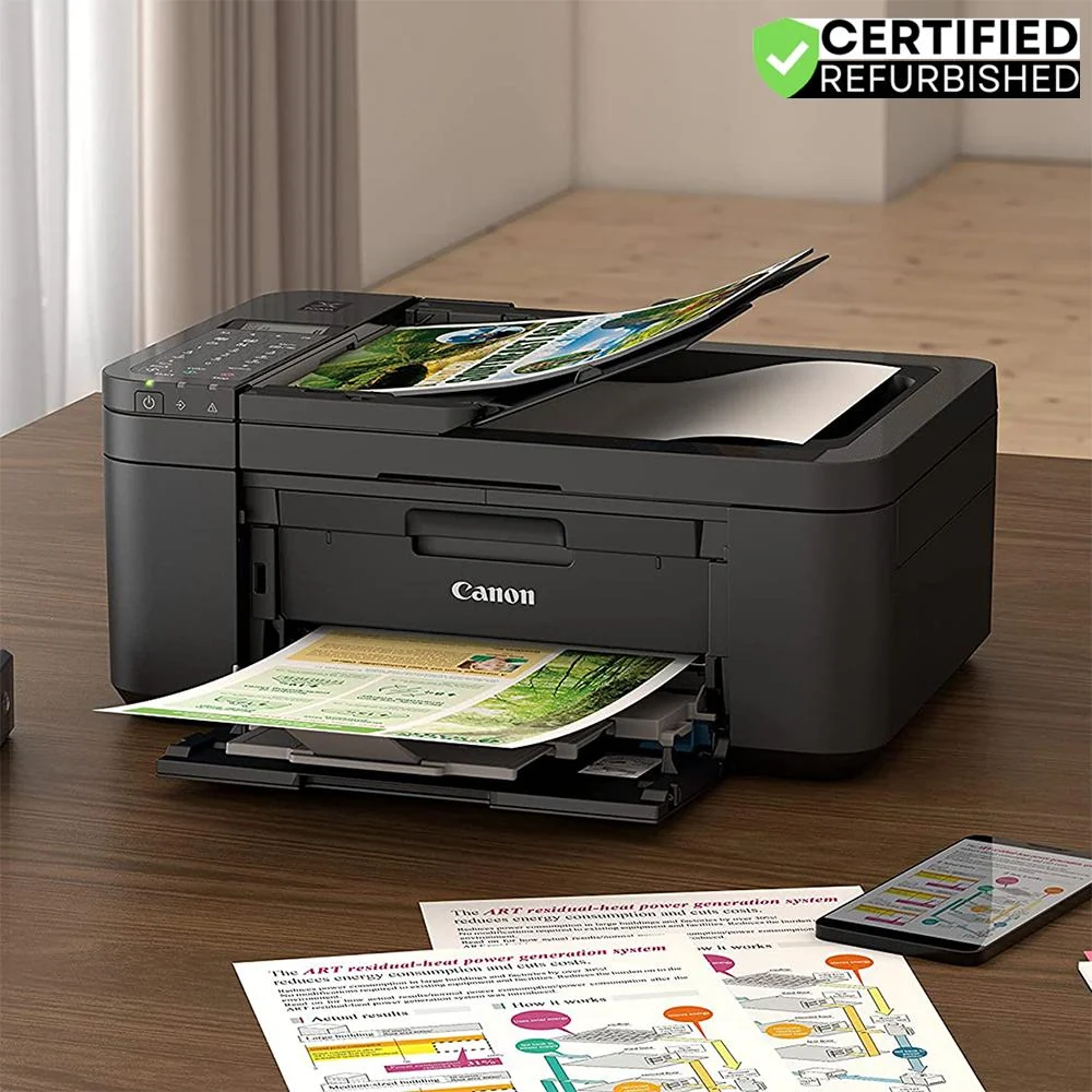 Canon PIXMA All-in-1 Wireless Printer Mobile Printing Copy Fax Scanner Renewed Bundle - Image 6