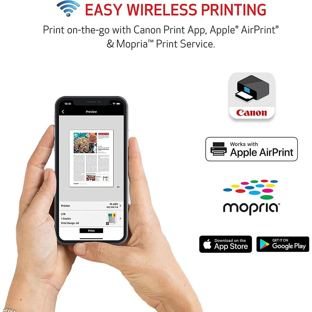 Canon PIXMA G3270 Wireless MegaTank All-in-One Printer with Essentials and Cable - Image 10
