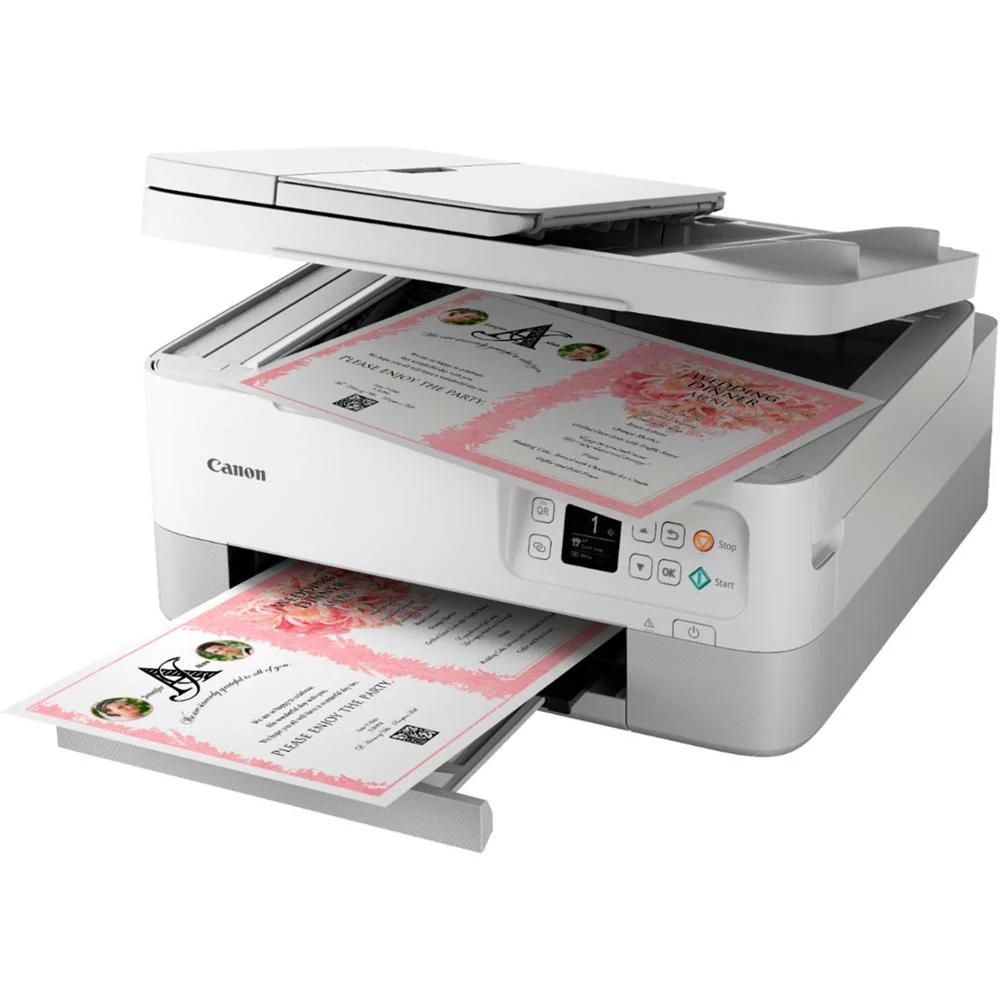 Canon PIXMA TR7020a Wireless Inkjet All-in-One Printer - White - Open Box - Image 8
