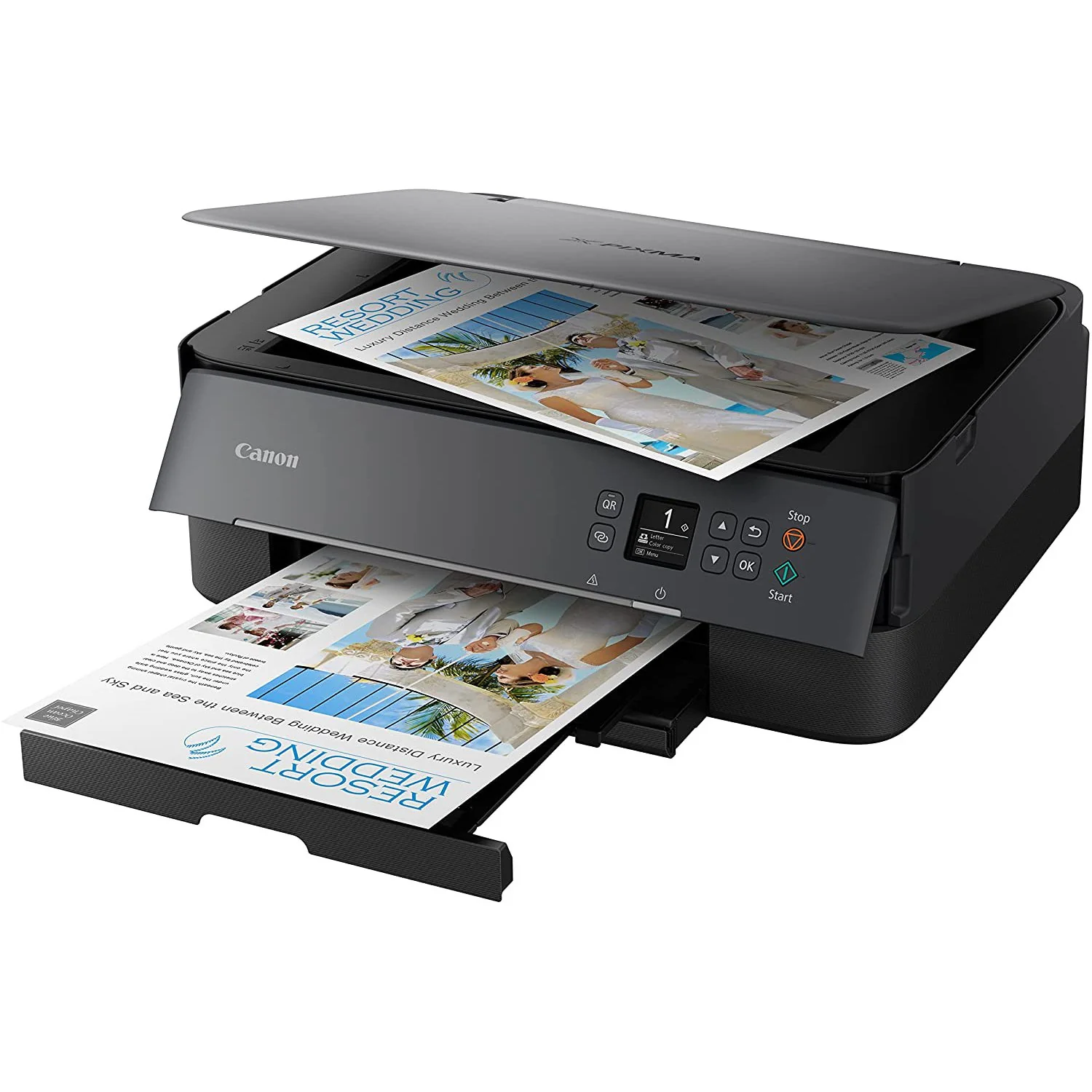 Canon PIXMA TS6420a Wireless All-in-One Printer - Black - Image 6