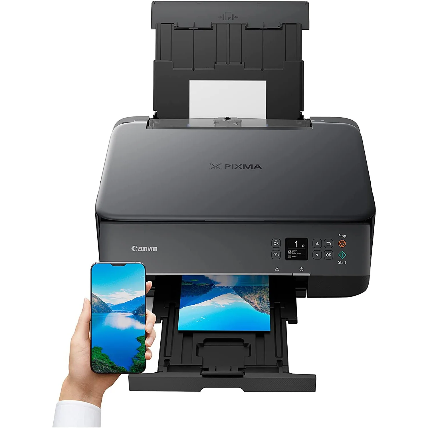 Canon PIXMA TS6420a Wireless All-in-One Printer - Black - Image 7