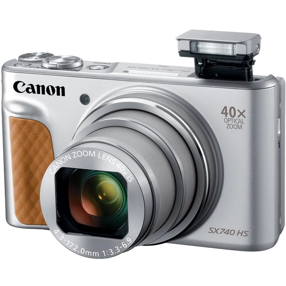 Canon PowerShot SX740 HS 20.3MP 40x Optical Zoom with 4K Video Recording (Silver) - Image 5
