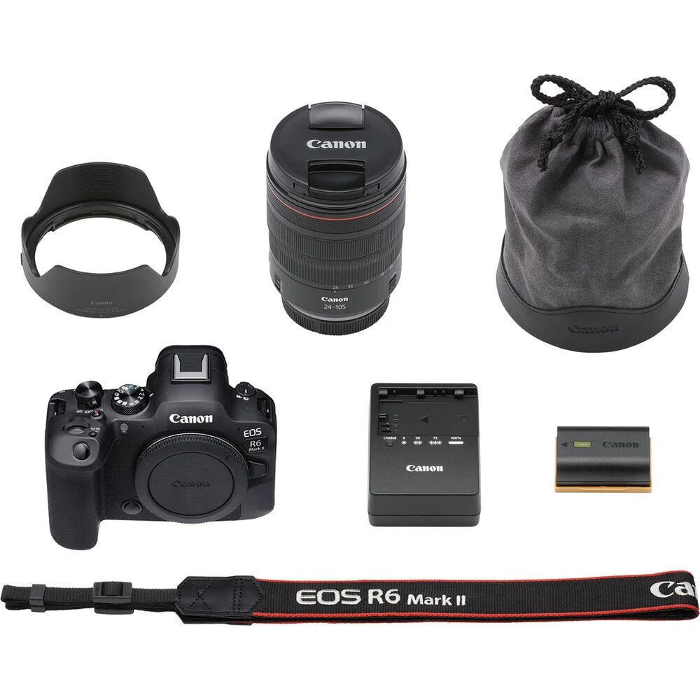 Canon R6 Mark II Camera w/24-105mm USM Lens +128GB CFexpress Card +128GB Card +Reader - Image 7