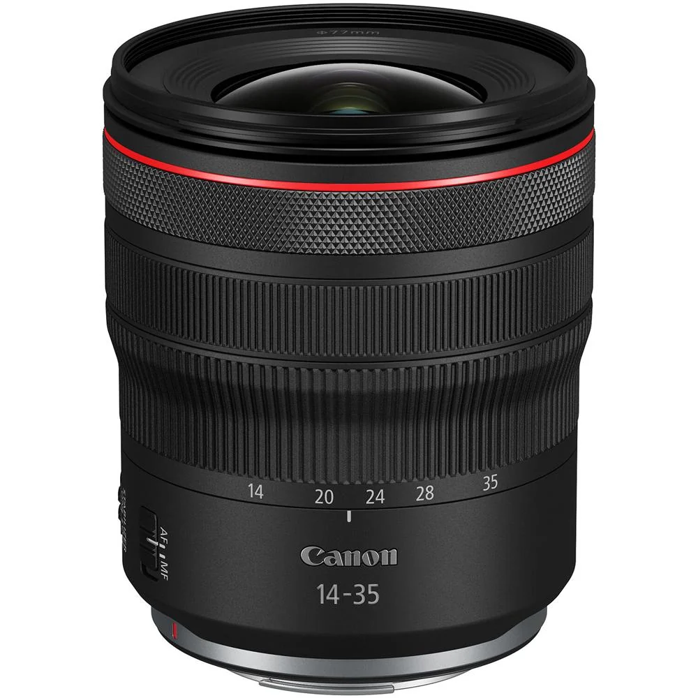 Canon RF 14-35mm f/4 L IS USM Ultra Wide Zoom Lens for RF Mount with 128GB Card - Image 2