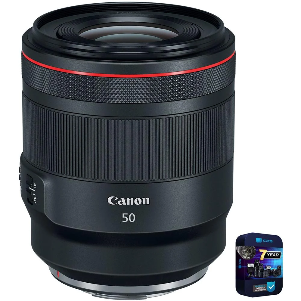 Canon RF 50mm F1.2 L USM Full Frame Lens for RF Mount w/ 7 Year Warranty Bundle - Image 2