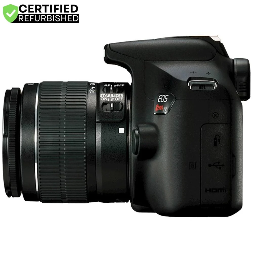Canon T7 EOS Rebel DSLR Camera EF-S 18-55mm IS II + 500mm Telephoto Lens (Renewed) Kit - Image 10