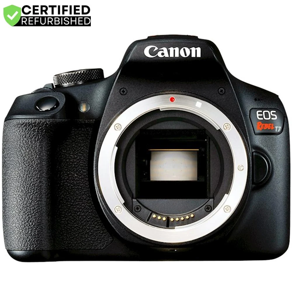 Canon T7 EOS Rebel DSLR Camera EF-S 18-55mm IS II + 500mm Telephoto Lens (Renewed) Kit - Image 5