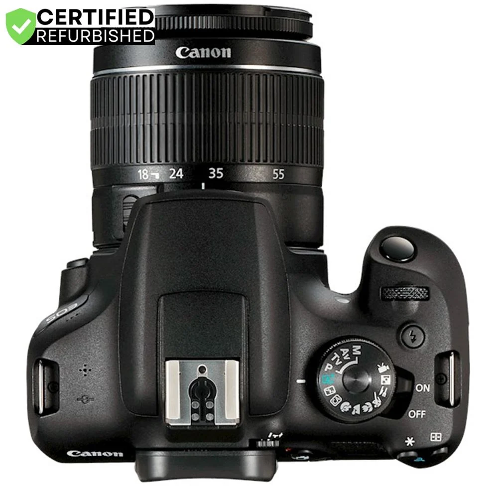 Canon T7 EOS Rebel DSLR Camera EF-S 18-55mm IS II + 500mm Telephoto Lens (Renewed) Kit - Image 7