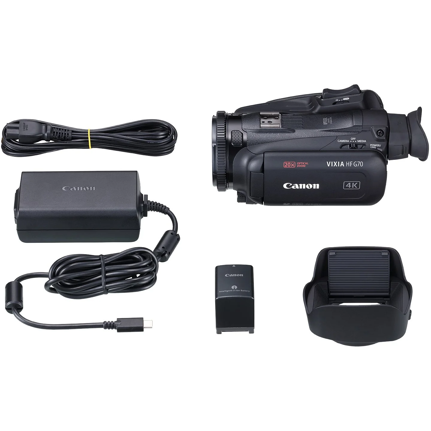 Canon Vixia HF G70 UHD 4K Camcorder Bundle Lexar 64GB SDXC Memory Card + Camera Bag - Image 5