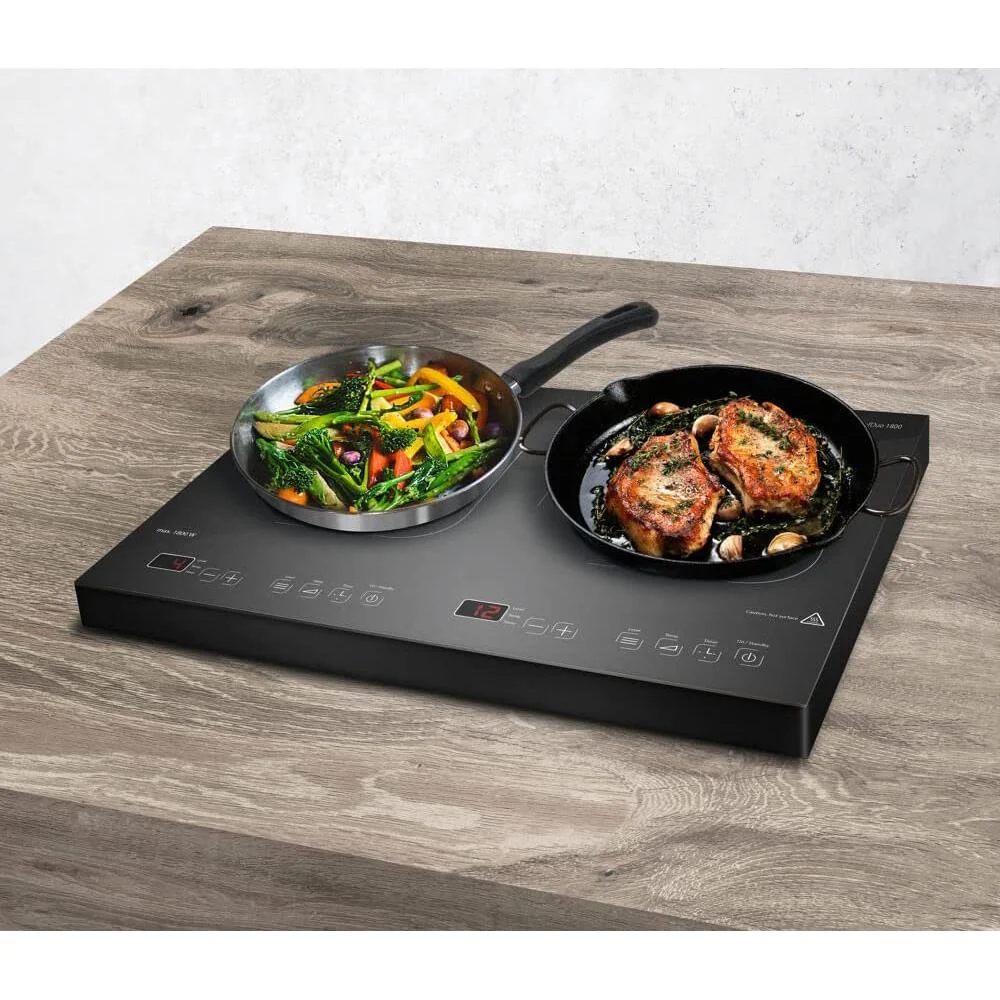 Caso 12221 Chef Duo 1800W Portable Double Induction Cooker, Black - Image 4