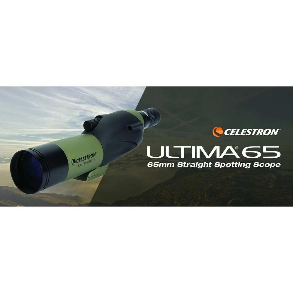 Celestron Ultima 65 Straight Spotting Scope 18-55x Zoom Open Box+1 Year Warranty - Image 13