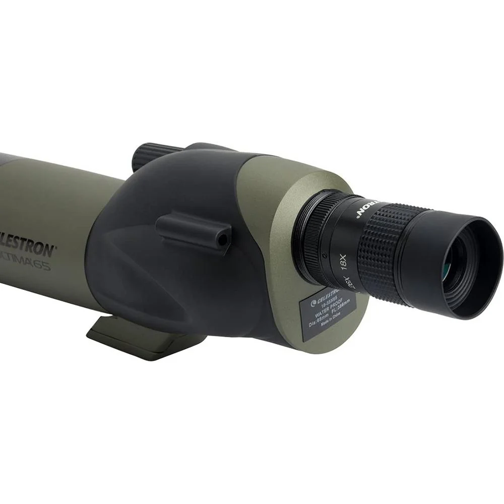 Celestron Ultima 65 Straight Spotting Scope 18-55x Zoom Open Box+1 Year Warranty - Image 4