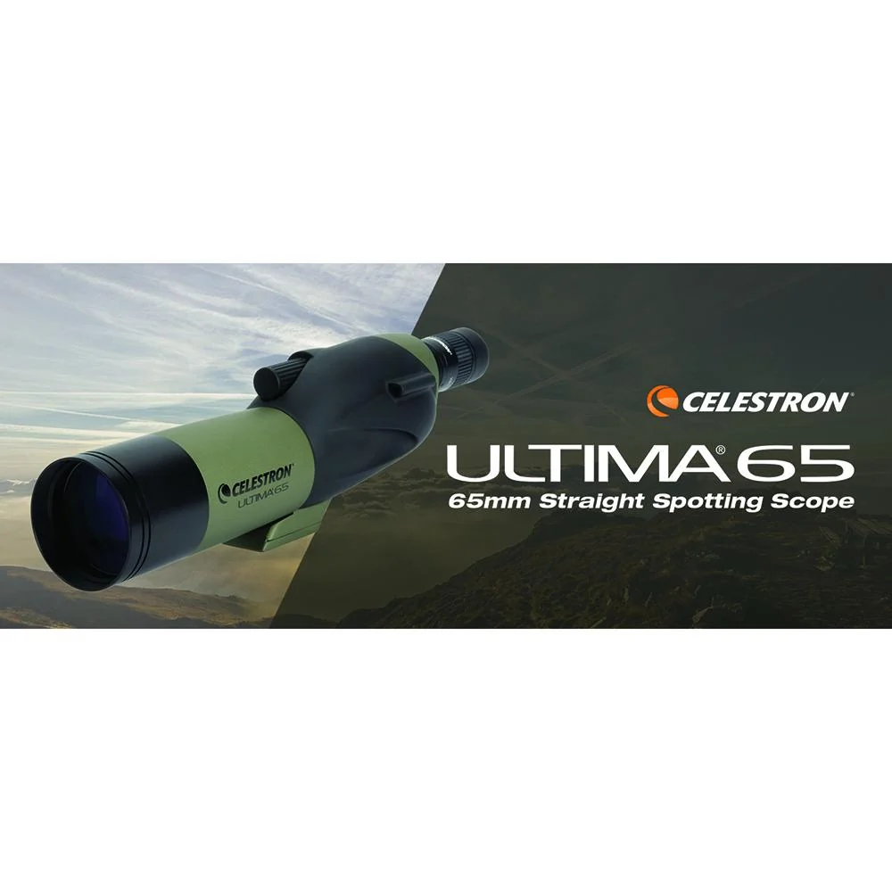 Celestron Ultima 65 Straight Spotting Scope 18-55x Zoom Open Box+1 Year Warranty - Image 9