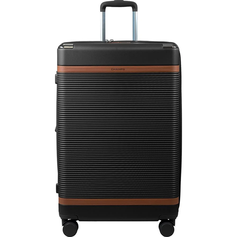 Champs Vintage III 3-Piece Luggage Set in Black - S1033-BLACK - Image 2