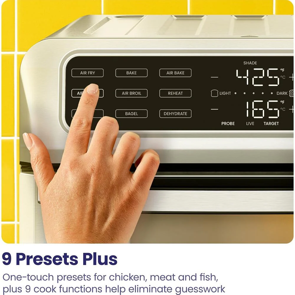 Chefman ExacTemp Air Fryer Toaster Oven Combo with Probe Thermometer - Refurbished - Image 6