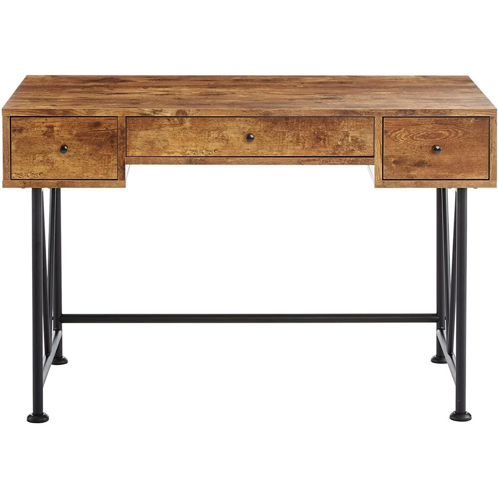 Coaster Furniture Analiese 3-Drawer Writing Desk Antique with 1 Year Warranty - Image 3