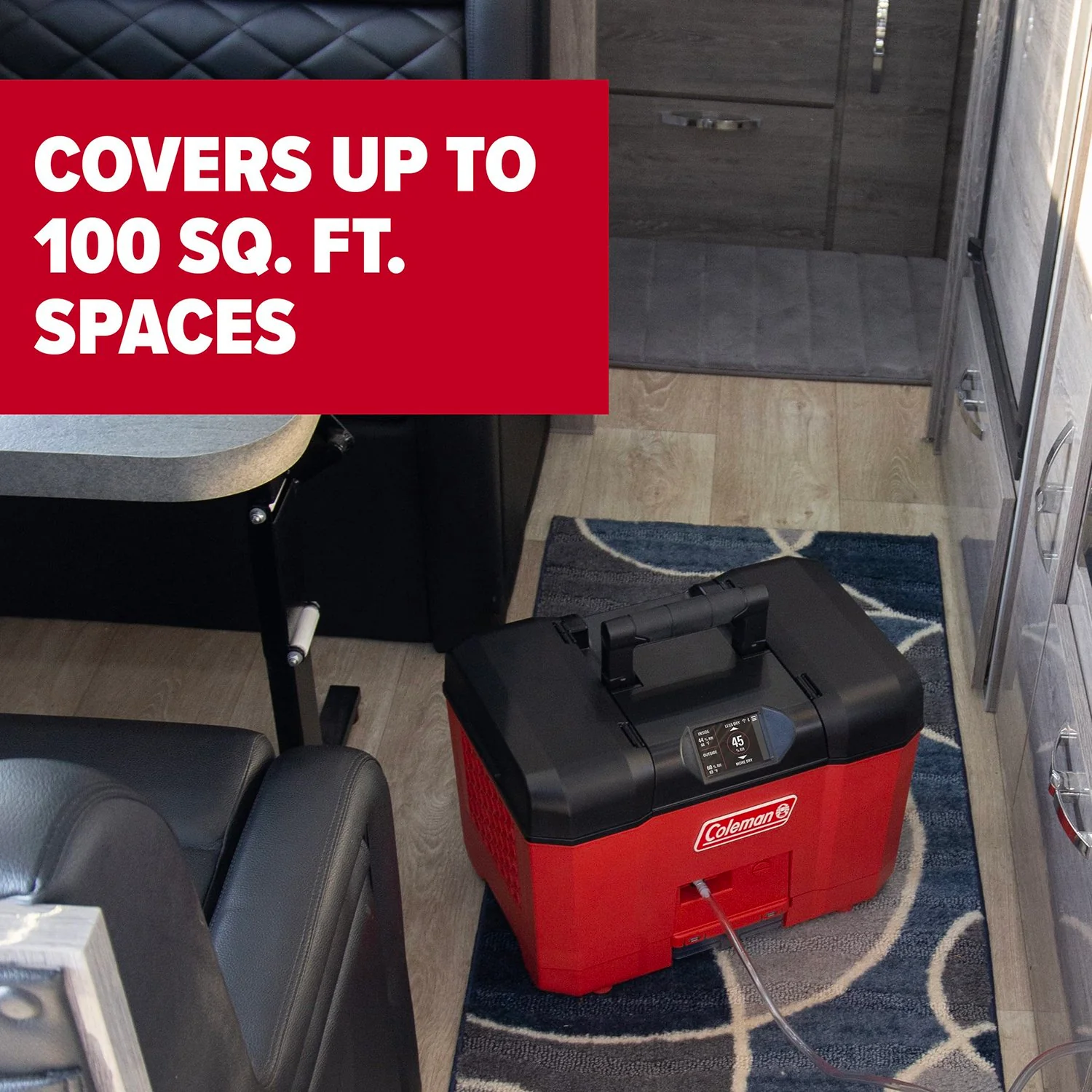 Coleman DX 2500 Dehumidifier, up to 800 cu ft, Portable, Versatile - Image 5