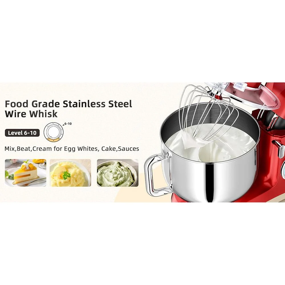 COOKLEE Stand Mixer 9.5Qt. 660W 10-Speed Electric Kitchen Mixer Open Box - Image 11