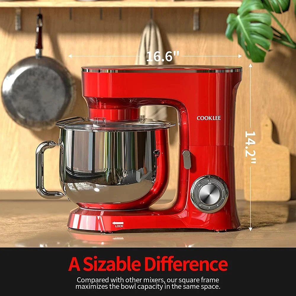 COOKLEE Stand Mixer 9.5Qt. 660W 10-Speed Electric Kitchen Mixer Open Box - Image 5