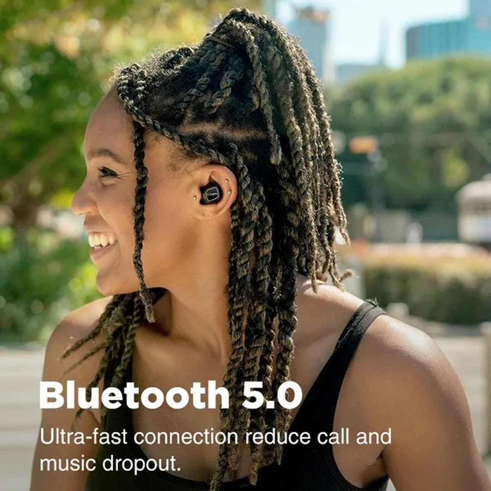 Cowin KY02 True Wireless Bluetooth Sports Eearbuds, Black - Image 8