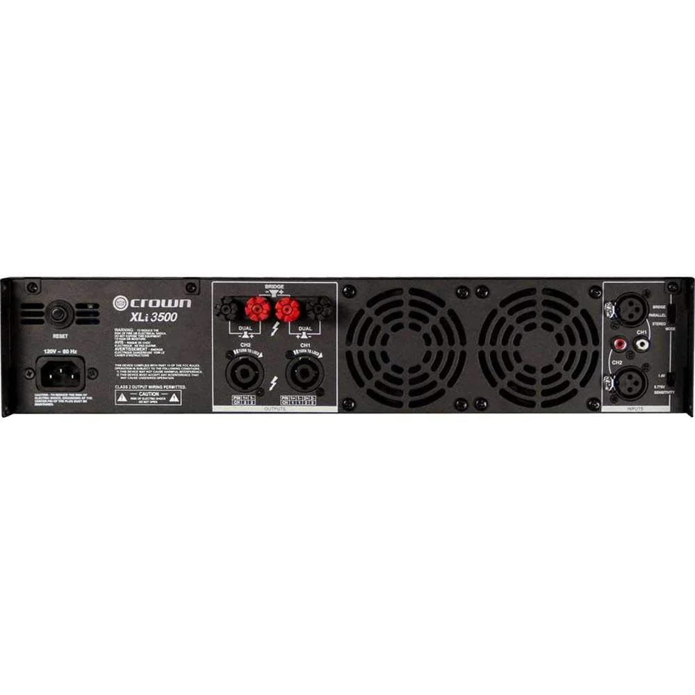 Crown XLi3500 2-channel, 1350-Watt at 4ohms Power Amplifier NXLI3500-0-US - Image 2