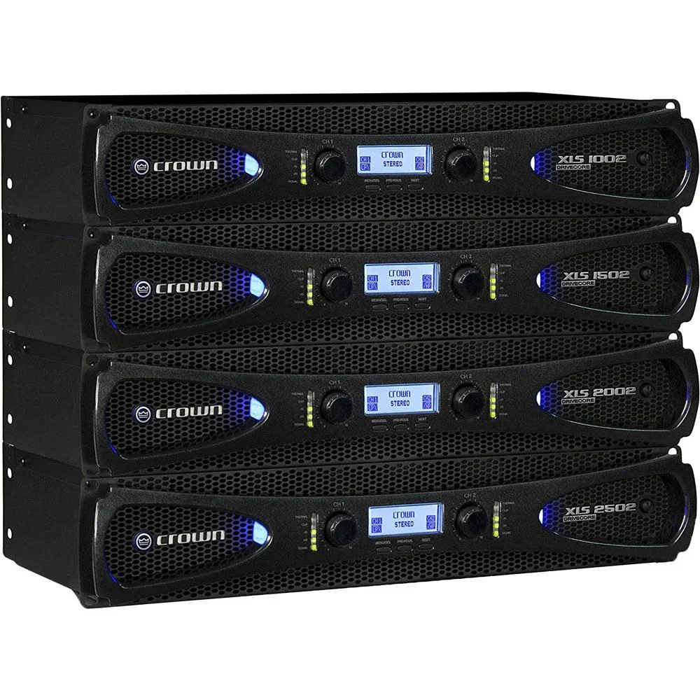 Crown XLS1502 DriveCore 2 Series 2-channel, 525W at 4-ohm Power Amplifier - Image 4