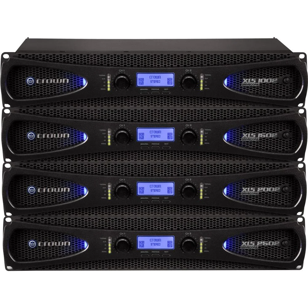Crown XLS1502 DriveCore 2 Series 2-channel, 525W at 4-ohm Power Amplifier - Image 5