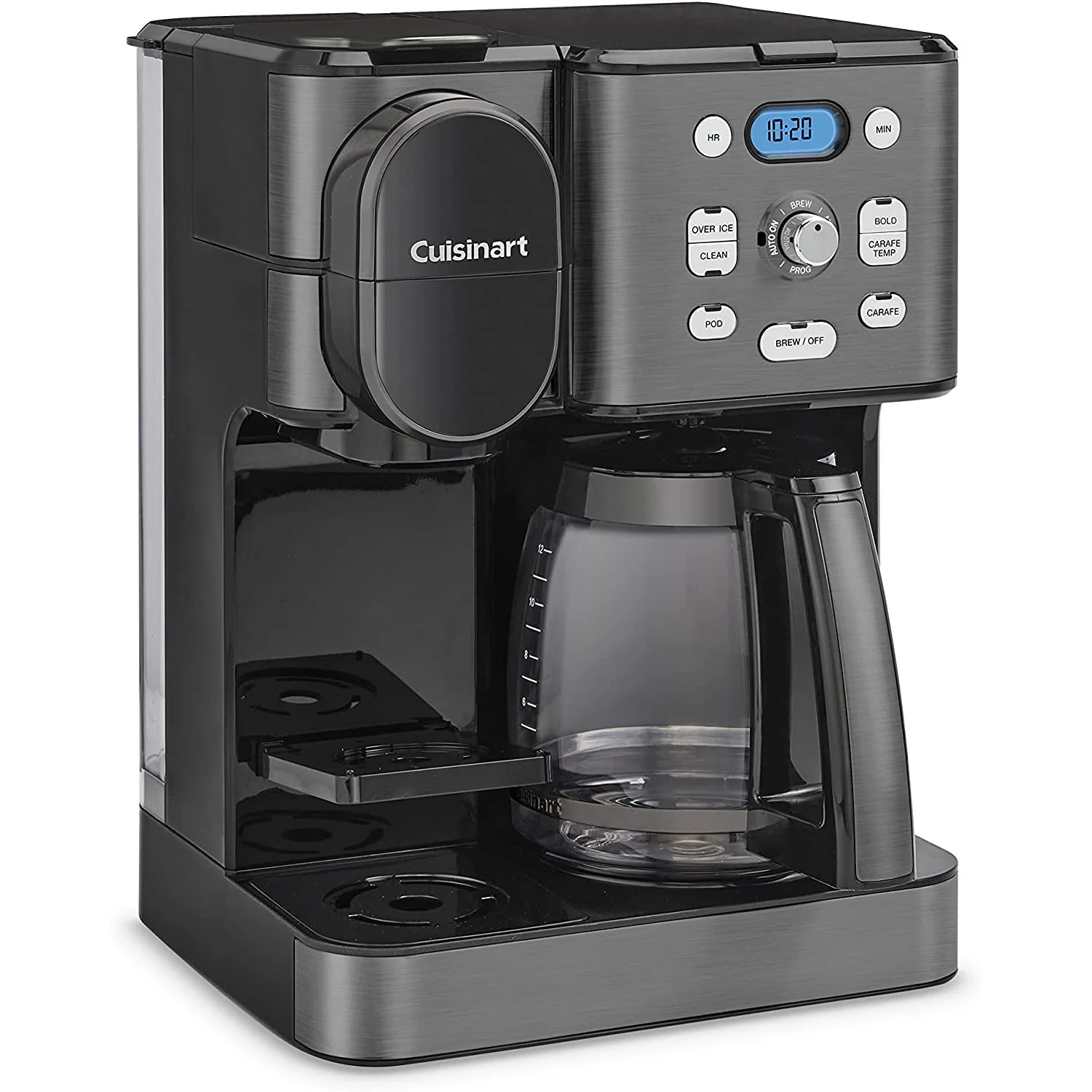 Cuisinart 2-IN-1 Center Combo Brewer Coffee Maker, Black Stainless - Image 4