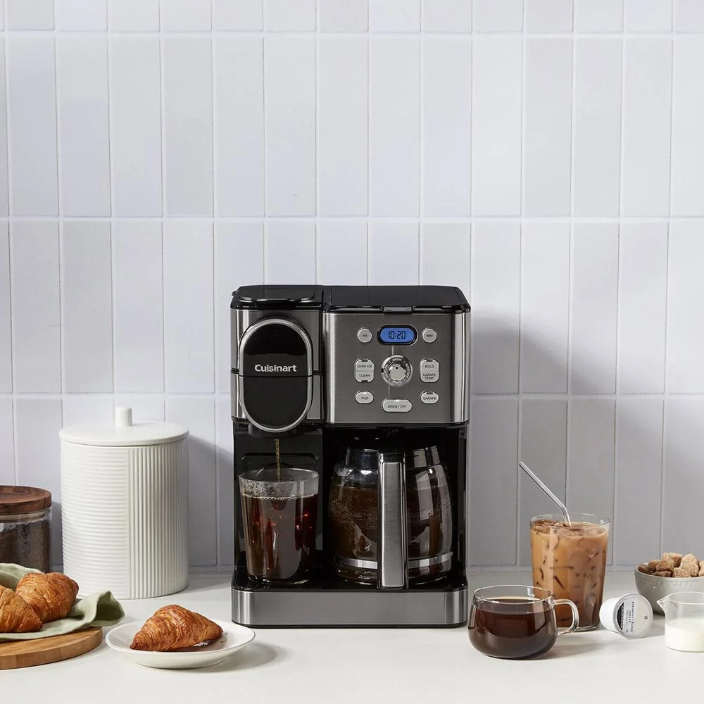 Cuisinart 2-IN-1 Center Combo Brewer Coffee Maker, Black Stainless - Open Box - Image 8