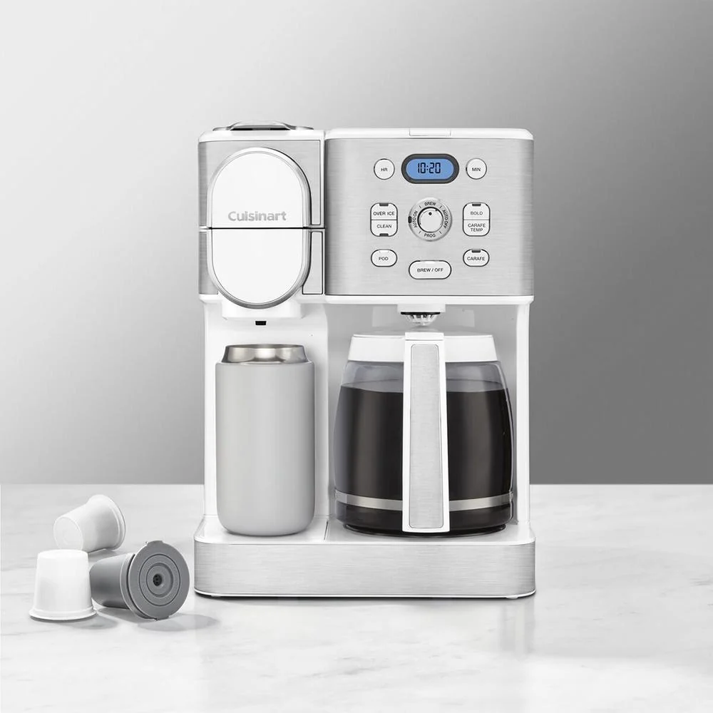 Cuisinart 2-IN-1 Center Combo Brewer Coffee Maker, White - Open Box - Image 10