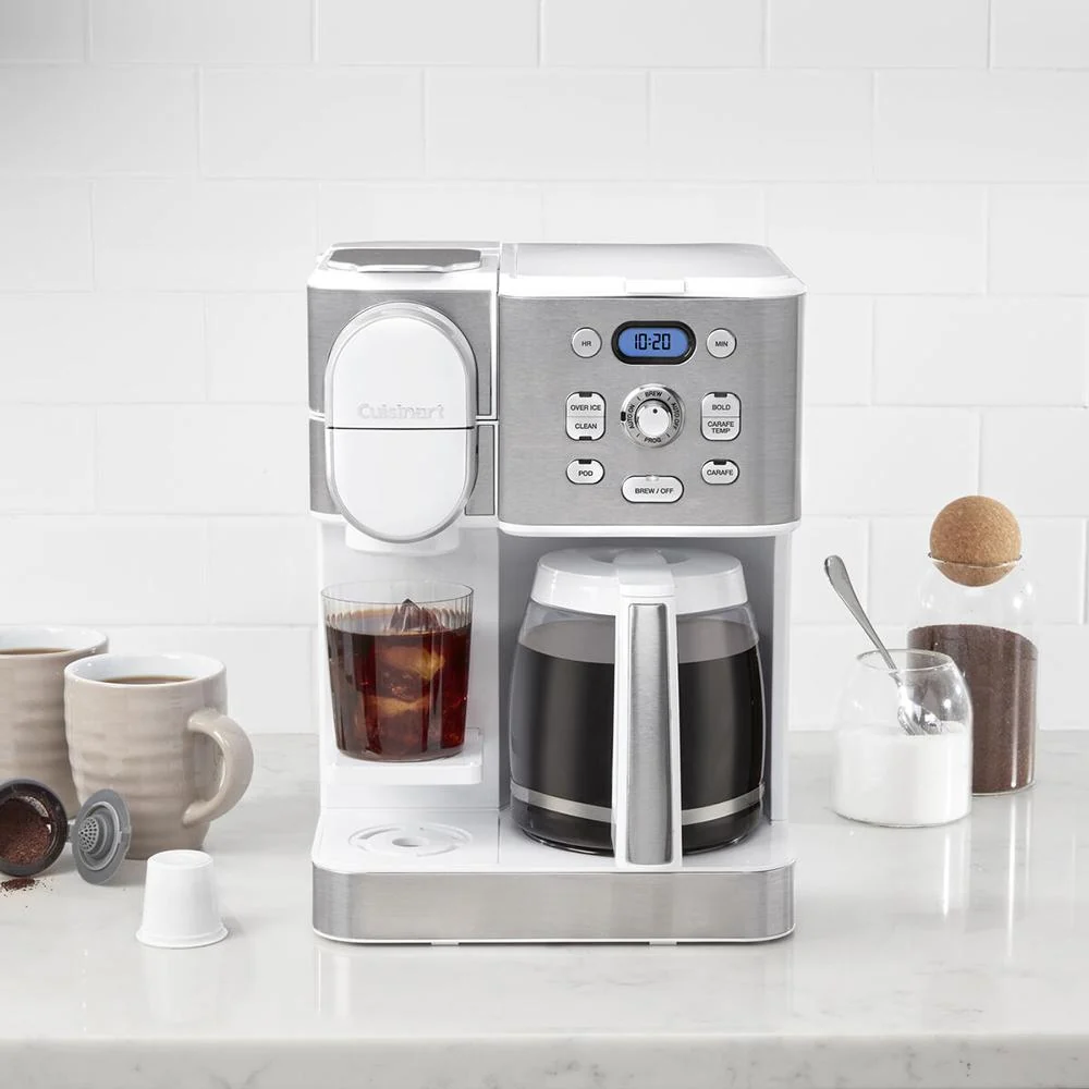 Cuisinart 2-IN-1 Center Combo Brewer Coffee Maker, White - Open Box - Image 11
