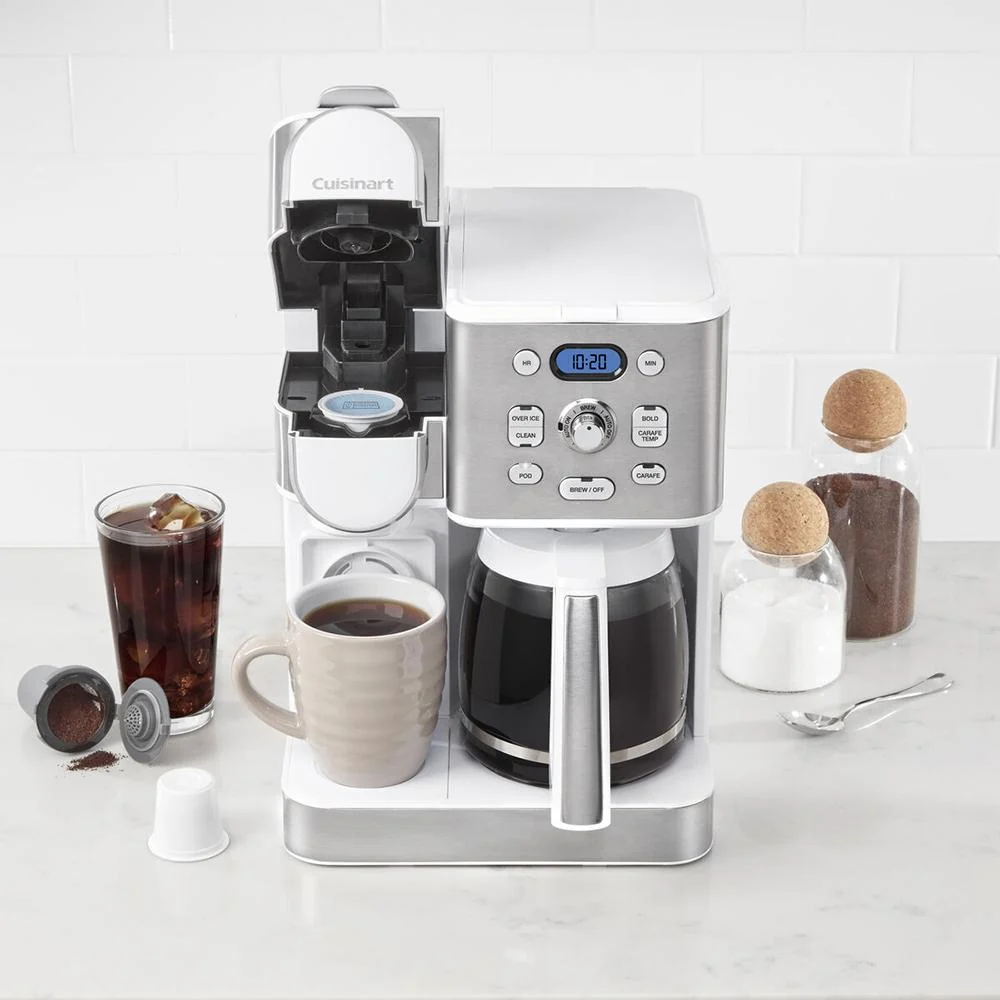 Cuisinart 2-IN-1 Center Combo Brewer Coffee Maker, White - Open Box - Image 12