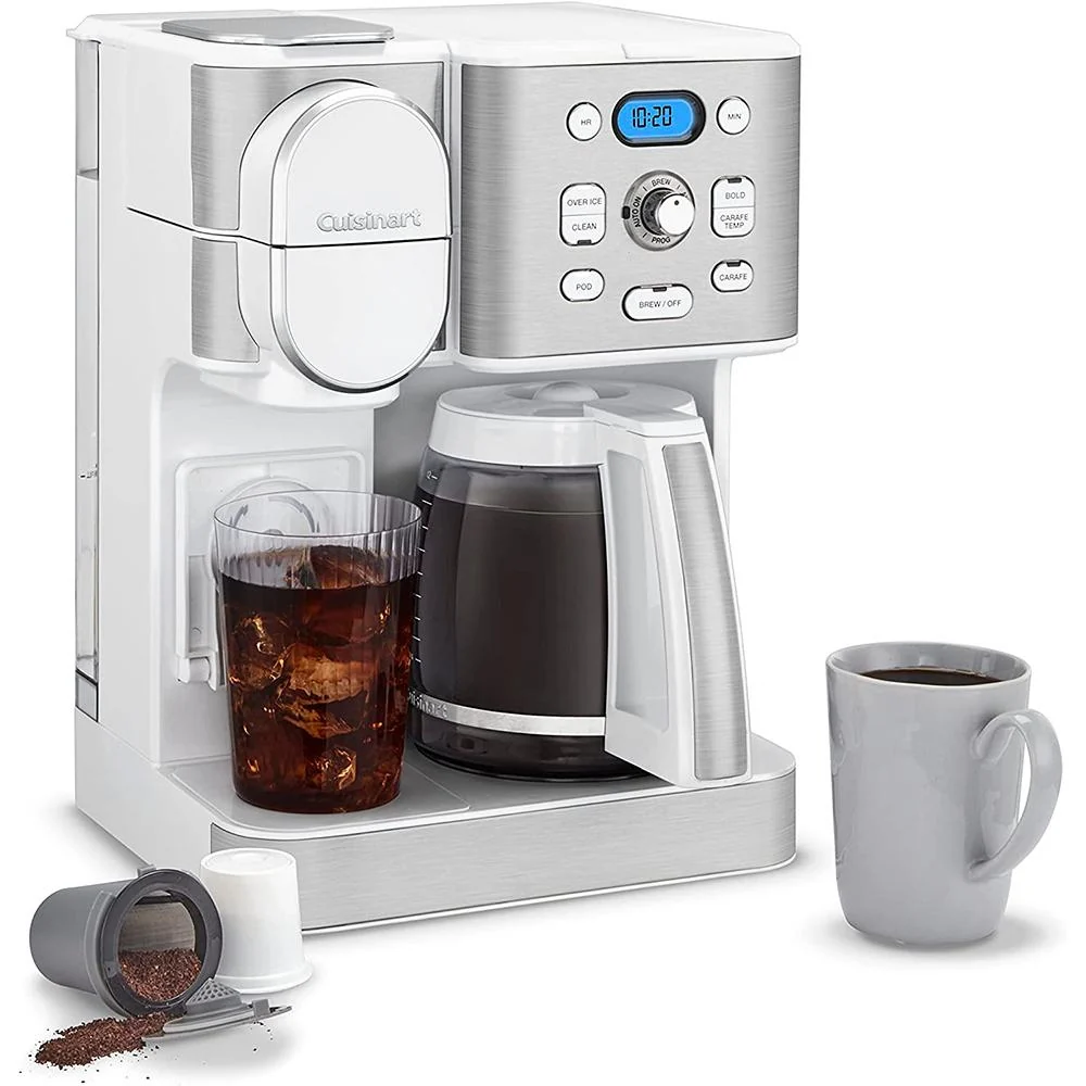 Cuisinart 2-IN-1 Combo Brewer Coffee Maker White Open Box with 1 Year Warranty - Image 7