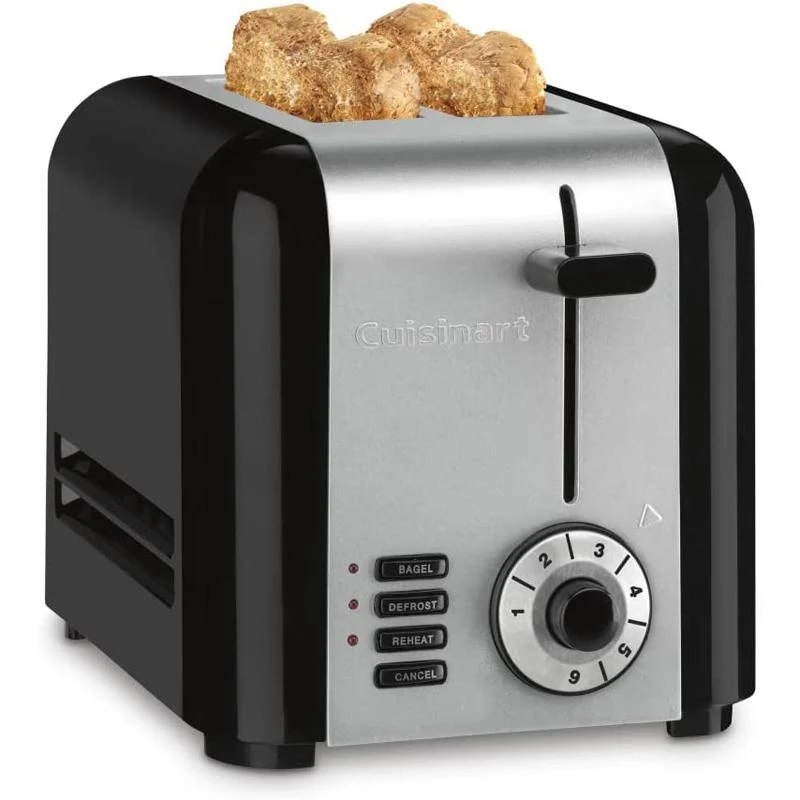 Cuisinart 2-Slice Compact Stainless Toaster, Brushed Stainless (CPT-320P1) - Image 6